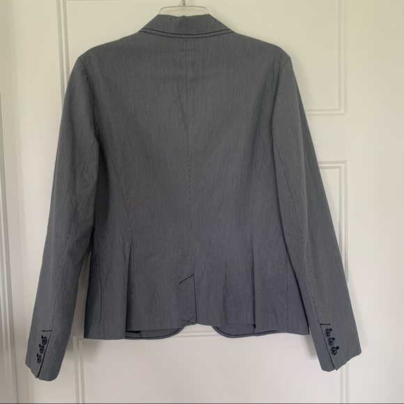 Esprit - Blue/White Pinstripe Blazer - Size 10 - Picture 2 of 15